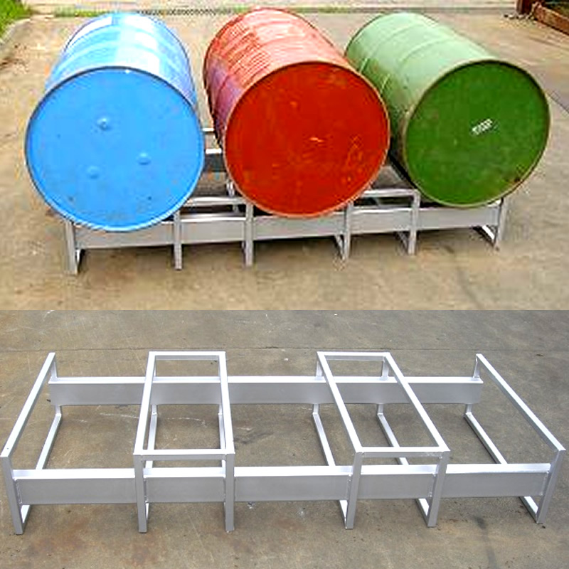 3 Drum Stacking Rack | Steel Cage | Steel Stillage Cage | Steel Sorage Cage