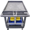 Picture of 2 Tier Plastic Workshop Parts Trolley - 250kg 1185 x 650mm
